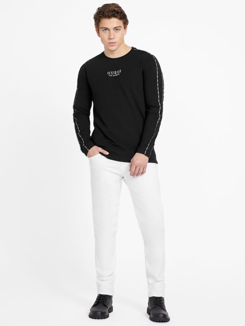 Eco Mat Crewneck Tee Guess Jet Black