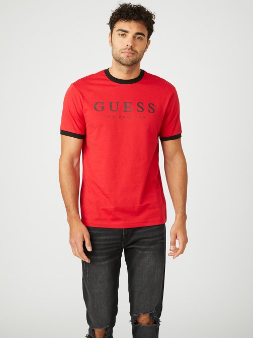 تي شيرت رجالي بشعار الكرك من Guess