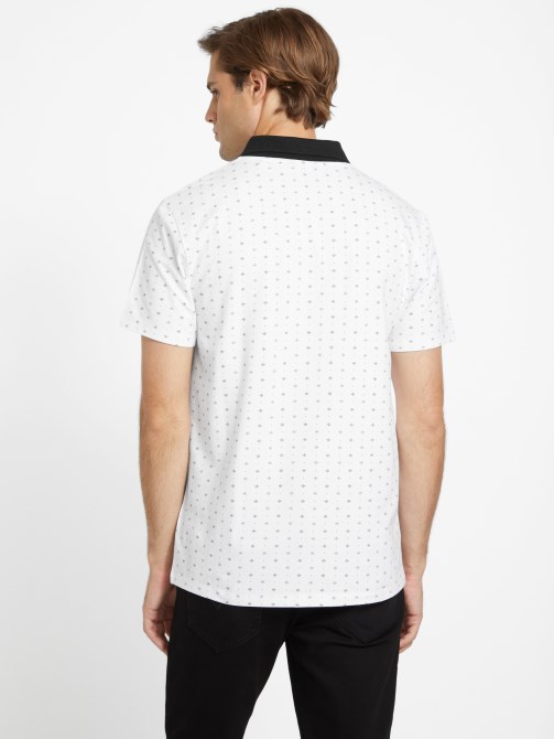 أبيض نقي Eco Ira Polo Guess
