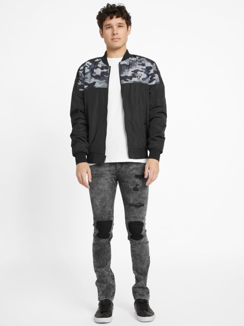 سترة طيران ايكو تيري Guess Camo متعددة