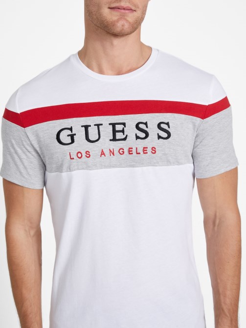 تي شيرت Eco Gioly Crewneck أبيض نقي Guess