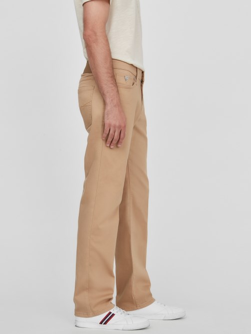 Lucky Beige Delmar Slim Straight Jeans Guess