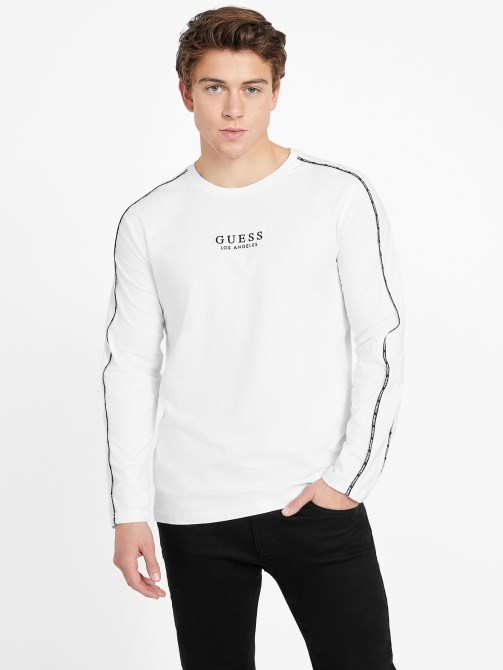 تخمين أبيض نقي Eco Mat Crewneck Tee