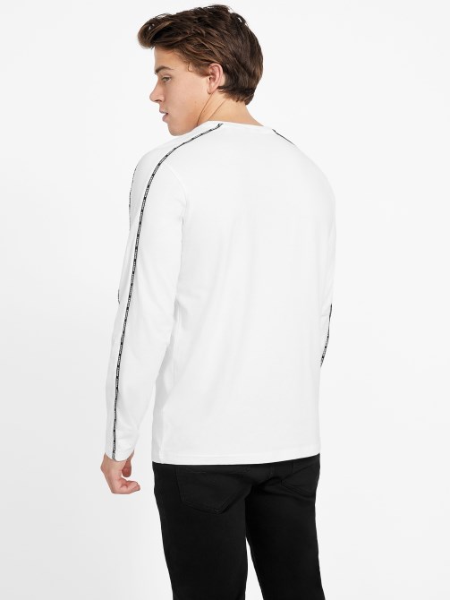 تخمين أبيض نقي Eco Mat Crewneck Tee