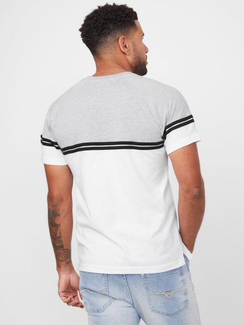أبيض نقي Guess Kido Color-block Tee