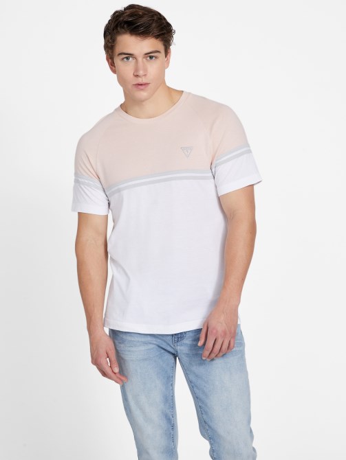 Eco Kido Color-block Tee Vapor Rose Guess