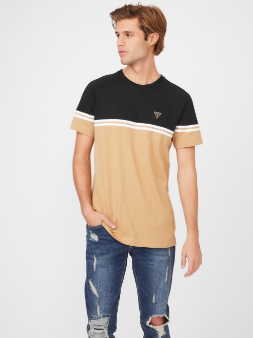المحمص رمادي داكن Kido Color-block Tee Guess
