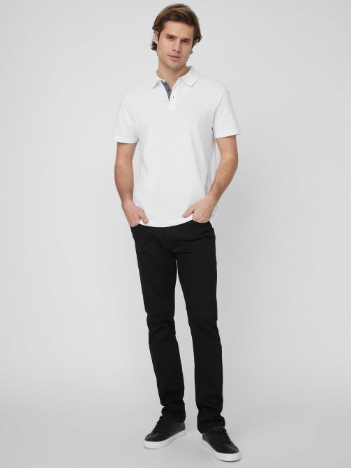 أبيض نقي Guess Keith Polo