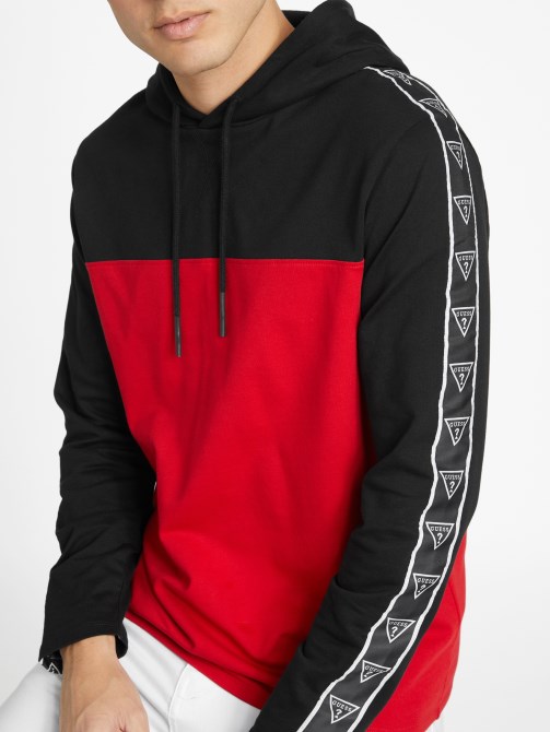 Eco Rudy Hoodie Rugby Red Guess