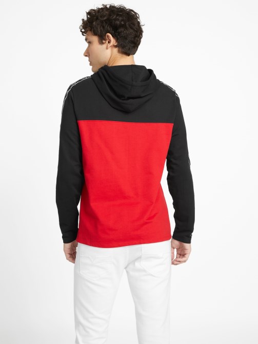 Eco Rudy Hoodie Rugby Red Guess