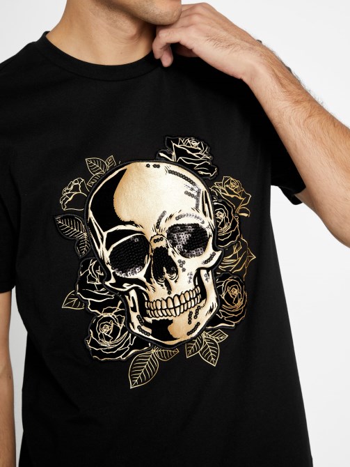 تخمين Dhine Crewneck Tee Black Jet