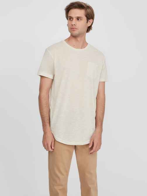 Vantor Longline Tee Guess Sand Stone