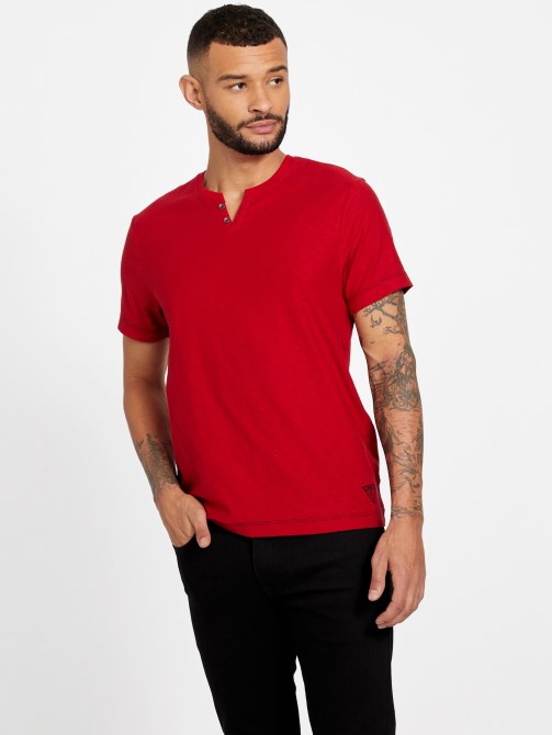 اسكواش Red Guess Eco Ricky Split Tee