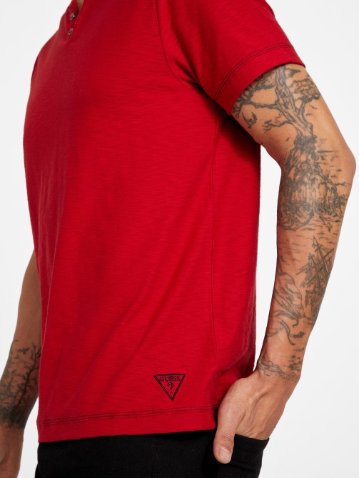 اسكواش Red Guess Eco Ricky Split Tee