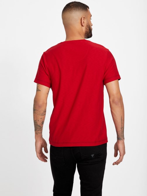 اسكواش Red Guess Eco Ricky Split Tee