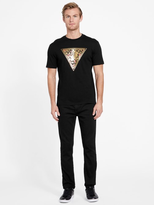 تخمين Trenton Crewneck Tee Jet Black