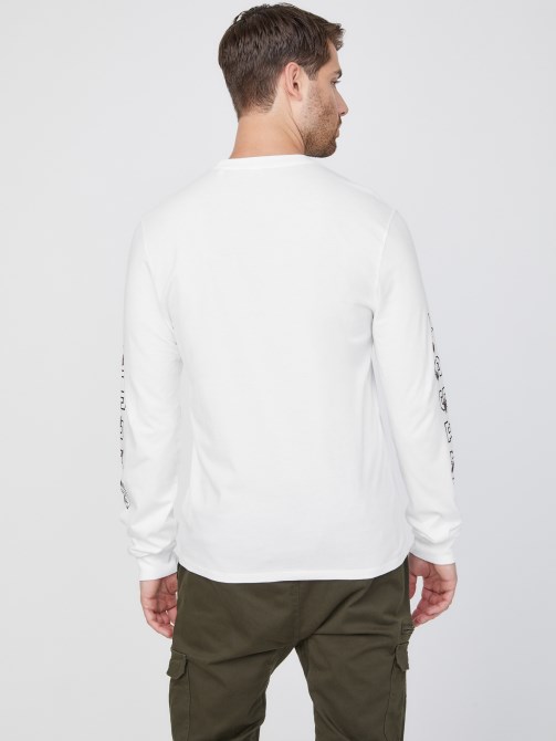 أبيض نقي من Guess Eco Knox Logo