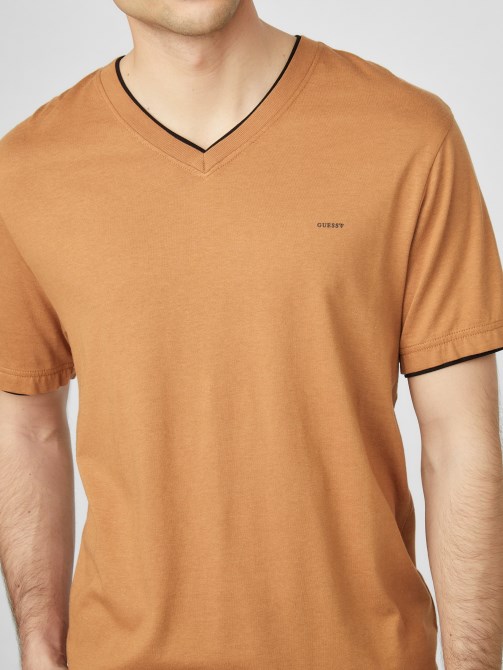 Guess Armin تي شيرت توباز بني