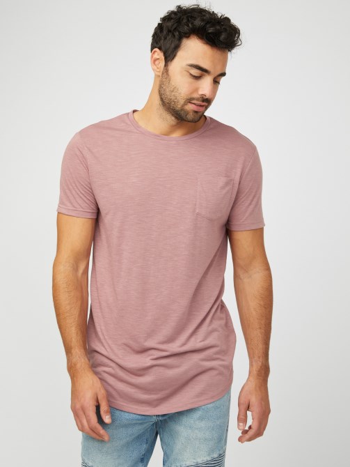 البنفسجي البنفسجي Guess Vantor Longline Tee