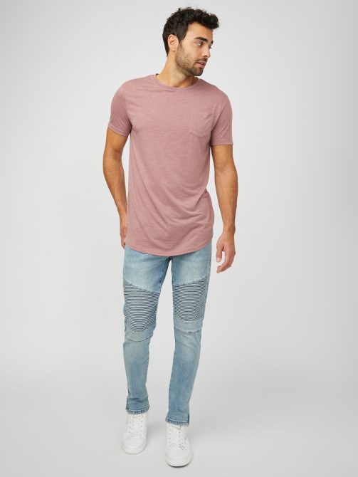 البنفسجي البنفسجي Guess Vantor Longline Tee