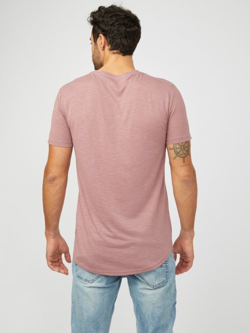 البنفسجي البنفسجي Guess Vantor Longline Tee