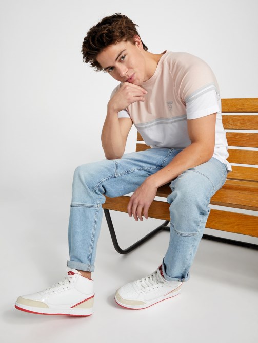 تخمين Joey Jean مستقيم جينز خفيف غسل