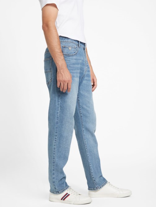 جينز مستقيم متوسط ​​الطول من 90s Guess Nicks