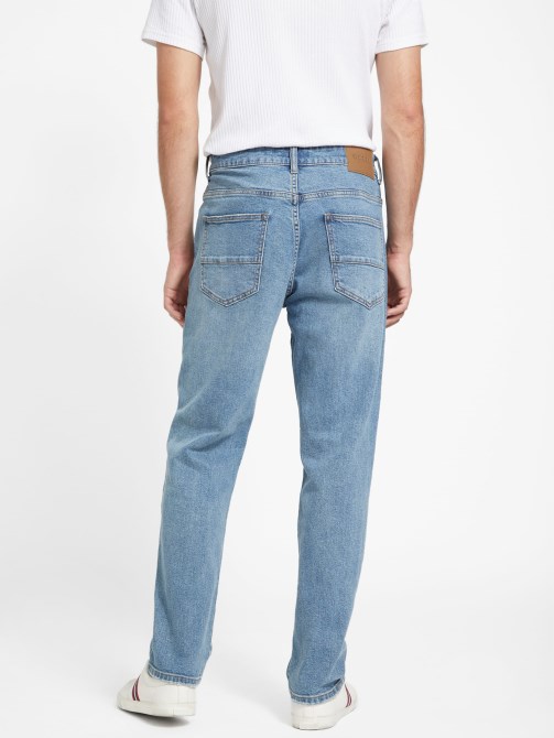 جينز مستقيم متوسط ​​الطول من 90s Guess Nicks