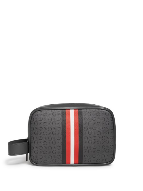 Guess شعار الفحم وحقيبة سفر شريطية