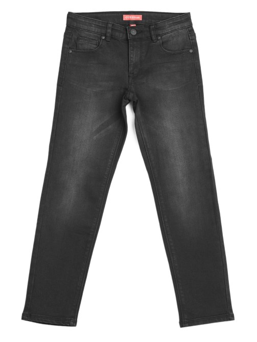 Guess جينز أسود ممزق (7-18) أسود داكن