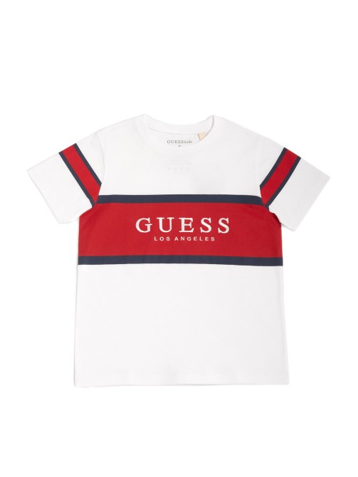 تيشيرت Guess Talon بألوان متباينة (2-6) أبيض حقيقي