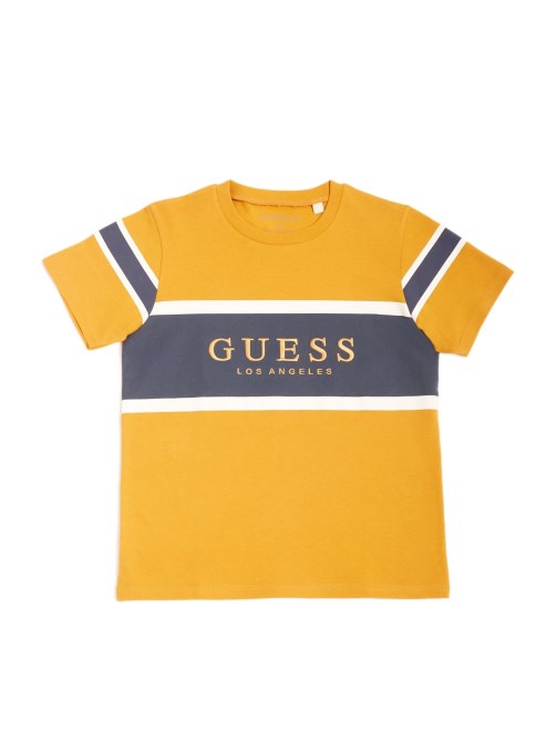 تي شيرت تالون مزين بشعار (7-18) Dorado Gold Guess