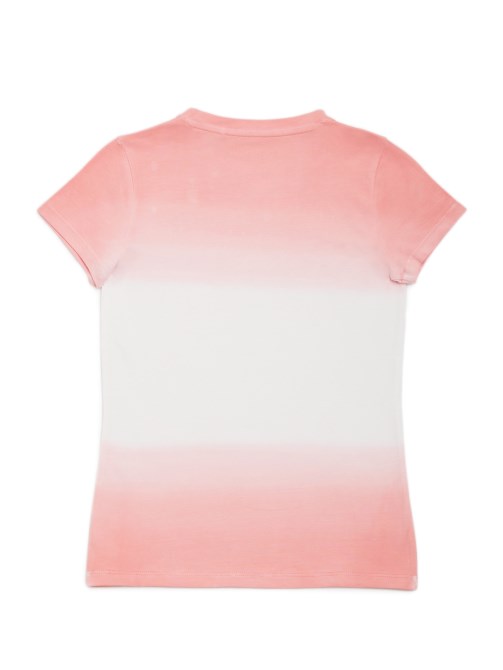 تي شيرت Guess Rawley Dip-dye (7-14) ظل الخزامى