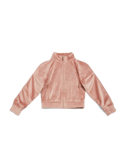 جاكيت كستنائي مشوي Guess Eco Uma Velour (7-14)