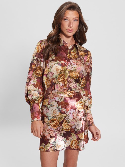 نسيج رقمي طباعة Ma Eco Raven Charm Top Guess