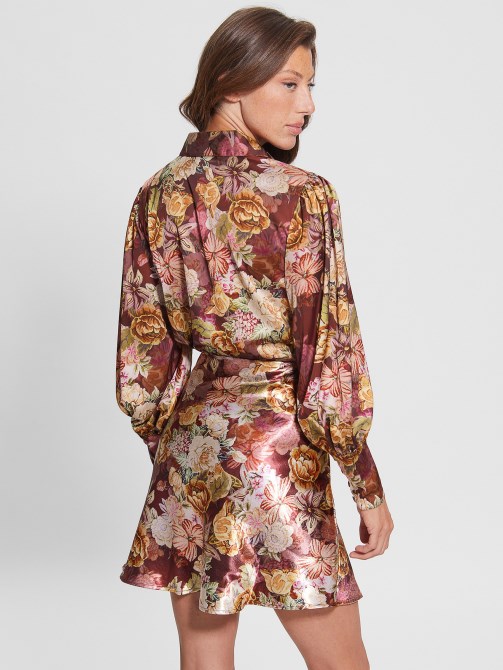نسيج رقمي طباعة Ma Eco Raven Charm Top Guess
