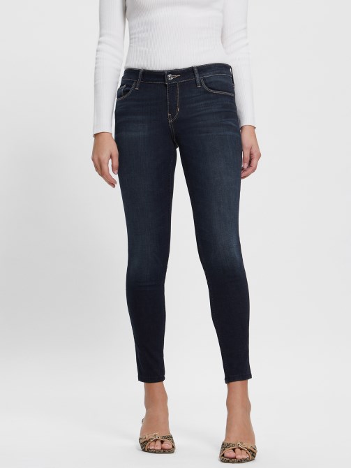 جينز ضيق منخفض الارتفاع Kent Wash Guess