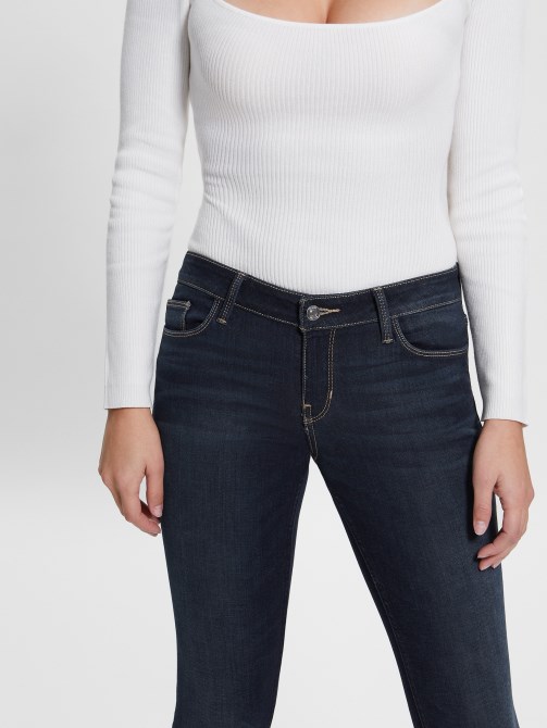 جينز ضيق منخفض الارتفاع Kent Wash Guess