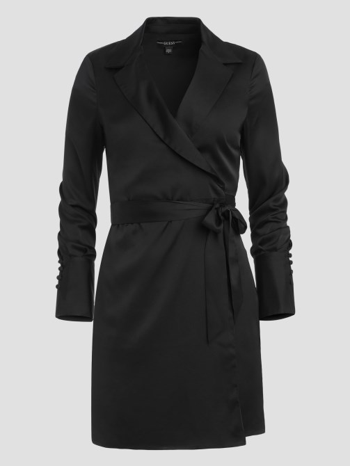 Eco Alya Dress Jet Black Guess