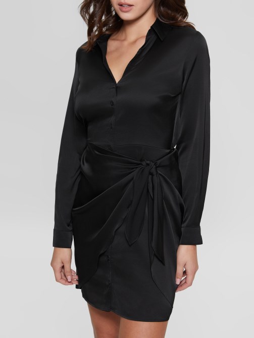 Eco Alya Dress Jet Black Guess