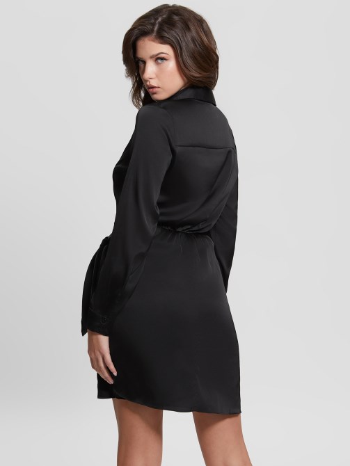 Eco Alya Dress Jet Black Guess