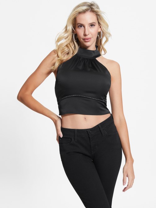 Eco Aria Top Guess Jet Black