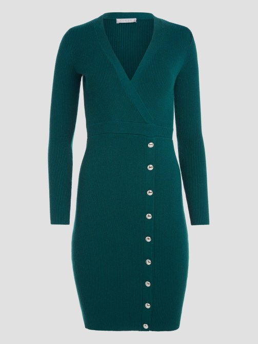 Eco Alexandra Sweater Dress ملكي البط البري Guess