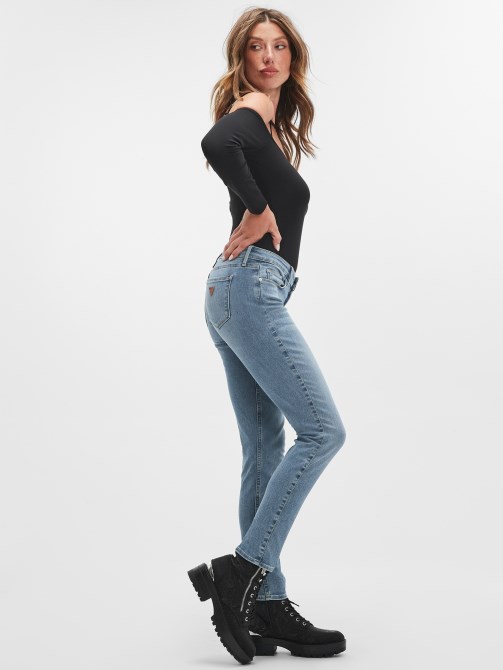 Guess الطاقة ارتفاع الارتفاع Afina الأزرق النحيف
