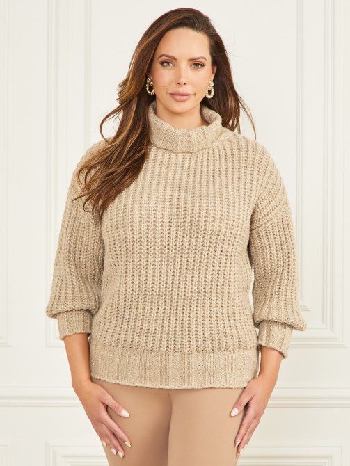 سترة من الصوف متعدد الوعد من Guess Fawn Taupe