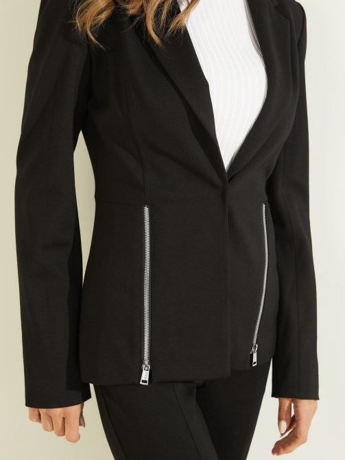 Eco Marion Blazer Jet Black Guess