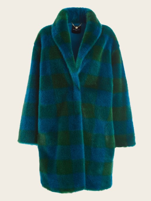 معطف روشيل Guess أخضر وأزرق برمودا ثنائي