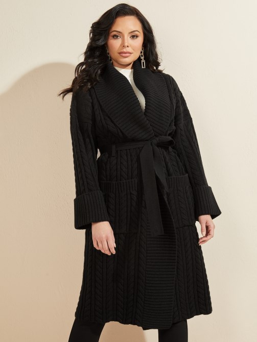 زيان سترة كارديجان جيت أسود Guess