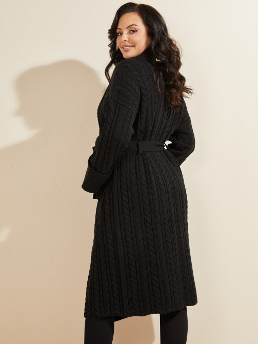 زيان سترة كارديجان جيت أسود Guess