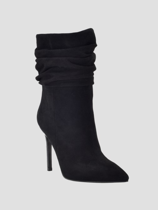 Backy الجلد المدبوغ Slouch Bootie Black 001 Guess